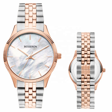 2021 ladies watch 32mm 316L stainless steel mother of pearl sea shell dial chain strap watches women wrist luxury